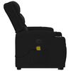 vidaXL Electric Stand up Massage Recliner Chair Black Fabric