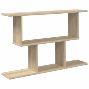 vidaXL Wall Shelf Sonoma Oak 80 x 15 x 50.5 cm Engineered Wood
