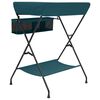 vidaXL Changing Table Green Iron