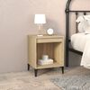vidaXL Bedside Cabinet Sonoma Oak 40x35x50 cm