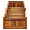 vidaXL Garden Raised Bed Acacia Wood 200x50x25 cm