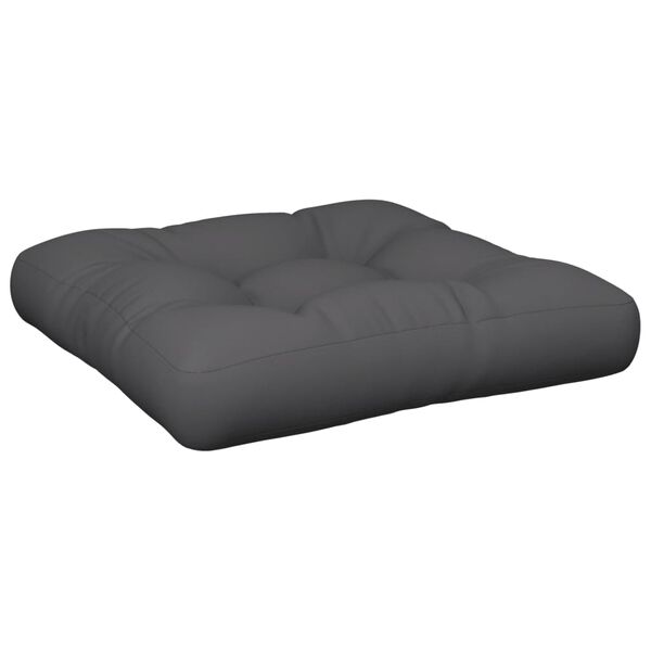 vidaXL Pallet Cushion Anthracite 60x61.5x10 cm Fabric