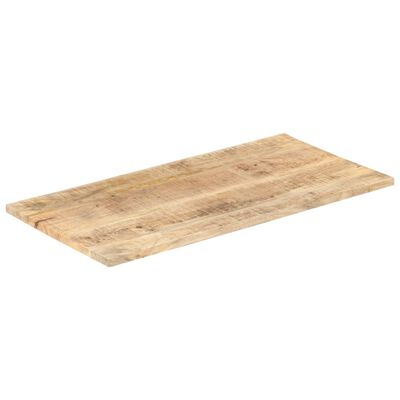 vidaXL Table Top Solid Mango Wood 25-27 mm 100x60 cm