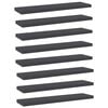 vidaXL Bookshelf Boards 8 pcs Grey 40x10x1,5 cm Engineered Wood