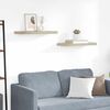 vidaXL Floating Wall Shelves 2 pcs Oak 60x23.5x3.8 cm MDF