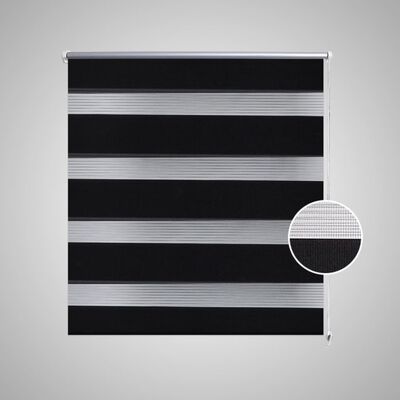 Zebra Blind 60 x 120 cm Black