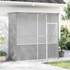 vidaXL Bird Cage Grey 215x78x200 cm Galvanised Steel