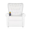 vidaXL Electric Massaging Chair Cream white 78 x 148 x 71 cm