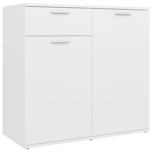 vidaXL Sideboard White 80x36x75 cm Engineered Wood