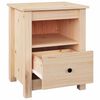 vidaXL Bedside Cabinet 40x35x49 cm Solid Wood Pine