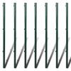 vidaXL Chain Link Fence with Posts Steel 1,25x15 m Green