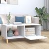 vidaXL Coffee Table White 89,5x50x40 cm Engineered Wood