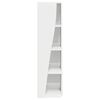vidaXL Corner Cabinet White 27.5 x 27 x 102 cm Engineered Wood