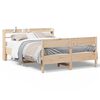 vidaXL Bed Frame without Mattress 150x200 cm Solid Wood Pine