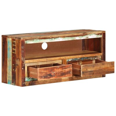 vidaXL TV Cabinet 88x30x40 cm Solid Wood Reclaimed
