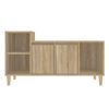 vidaXL TV Cabinet Sonoma Oak 100x35x55 cm Engineered Wood