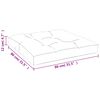 vidaXL Pallet Cushion Cream 80x80x12 cm Fabric