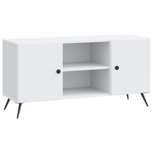 vidaXL TV Cabinet White 102 x 34.5 x 50 cm Engineered Wood