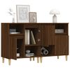 vidaXL Sideboards 2 pcs Brown Oak 60x35x70 cm Engineered Wood