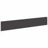 vidaXL Lawn Edging 20 pcs 100 x 18 cm Steel Black