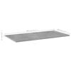 vidaXL Bookshelf Boards 8 pcs Concrete Grey 80x40x1.5 cm Engineered Wood