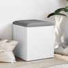 vidaXL Storage Bench White 42x42x45 cm Engineered Wood