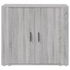 vidaXL Sideboard Grey Sonoma 80x33x70 cm Engineered Wood
