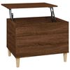 vidaXL Coffee Table Brown Oak 60x44,5x45 cm Engineered Wood