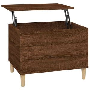 vidaXL Coffee Table Brown Oak 60x44,5x45 cm Engineered Wood