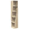 vidaXL Corner Cabinet Sonoma Oak 27.5x27x140cm Engineered Wood