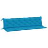 vidaXL Garden Bench Cushions 2pcs Light Blue 200x50x7cm Oxford Fabric