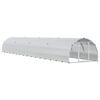 vidaXL Chicken Coop Silver 800 x 150 x 100 cm Galvanised Steel