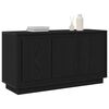 vidaXL Sideboard Black Oak 102 x 35 x 55 cm Engineered Wood