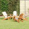 vidaXL 5 Piece Adirondack Garden Lounge Set Solid Wood Acacia