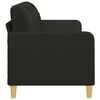 vidaXL 3-Seater Sofa Black 180 cm Fabric
