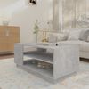 vidaXL Coffee Table Concrete Grey 102x55x43 cm Engineered Wood