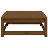 vidaXL 3 Piece Garden Lounge Set Honey Brown Solid Pinewood