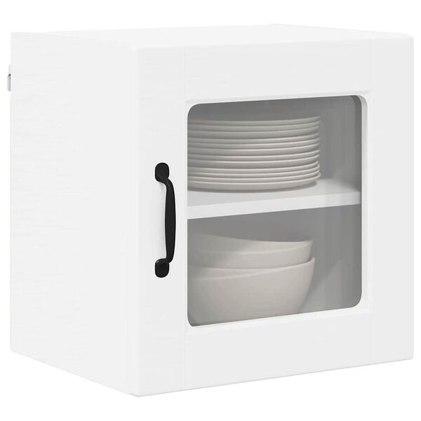 vidaXL Kitchen Wall Cabinet with Shelf 2 pcs White 40 x 31 x 40 cm