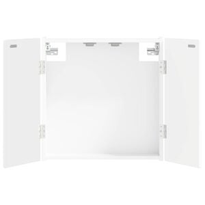 vidaXL Dartboard Cabinet DELFT White 52.5 x 10.5 x 53.5 cm