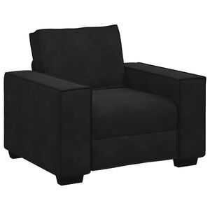 vidaXL Sofa Chair Black 100x78x84 cm Velvet