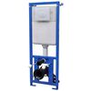 vidaXL Concealed Cistern for Wall-Hung Toilet 11 L 41x14x(110-125) cm