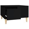 vidaXL Coffee Table Black 55x55x36.5 cm Engineered Wood