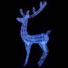 vidaXL XXL Acrylic Christmas Reindeers 250 LED 3 pcs 180 cm Blue