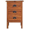 vidaXL Bedside Cabinet 40x35x60 cm Solid Teak Wood