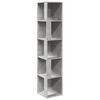 vidaXL Corner Cabinet Concrete Grey 33x33x164.5 cm Engineered Wood