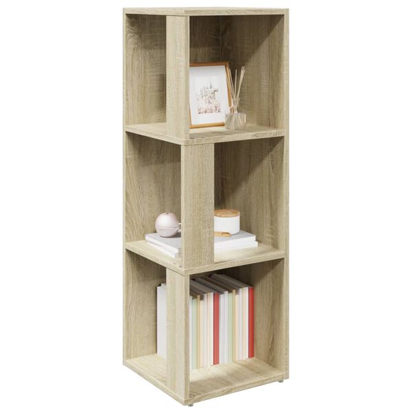 vidaXL Corner Cabinet Sonoma Oak 33x33x100 cm Engineered Wood