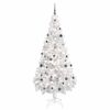 vidaXL Christmas Tree | White | PVC | 180 cm | Ornaments | Fake Christmas Tree
