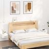 vidaXL Wall-mounted Bedside Cabinets 2 pcs High Gloss White 35x35x20 cm