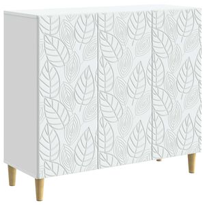 vidaXL Sideboard White 89 x 34.5 x 80 cm Engineered Wood
