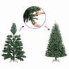vidaXL Artificial Pre-lit Christmas Tree with Stand Green 400 cm PVC